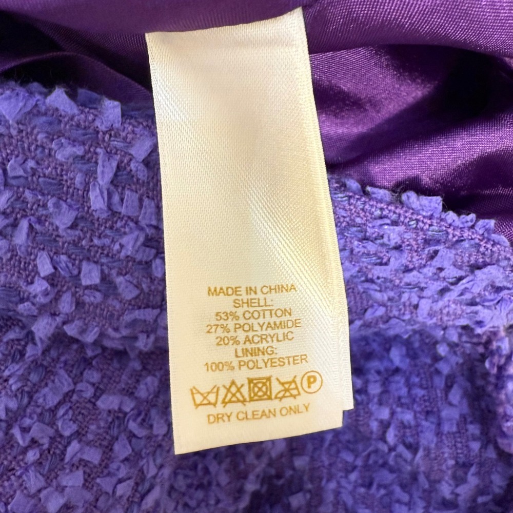 Kate Spade New York Purple Sleeveless Sheath Dress Size 4 - Picture 11 of 16